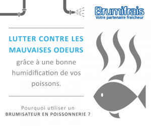 brumisation poissonnerie Prévenez le dessèchement naturel et les mauvaises odeurs avec un brumisateur poissonnerie BRUMIFRAIS !